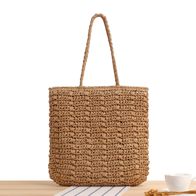 Handgeknüpfte Basttasche Brehn