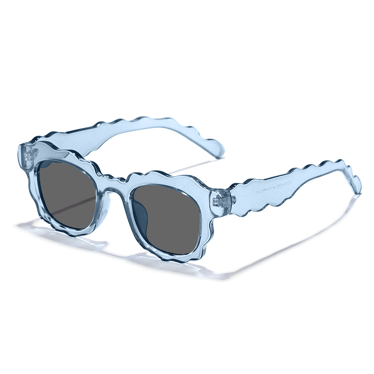 Damen auffällige Sonnenbrille im kreativ gestalteten Wolkenrahmen Brehn