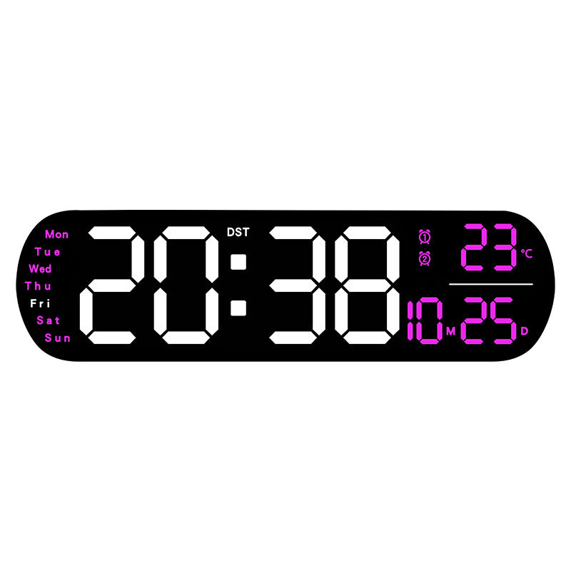 Digitaler LED-Wecker mit großem Display und Temperaturanzeige Brehn