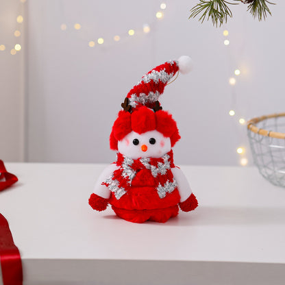 Dekorative Schneemann Figur Brehn