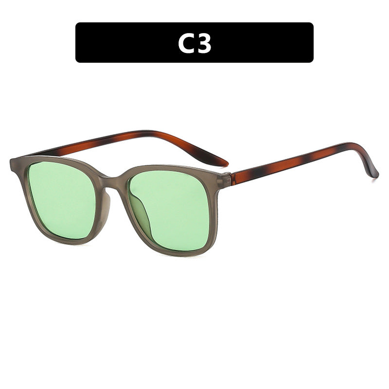 Damen trendige quadratische Sonnenbrille mit polarisierenden Gläsern Brehn