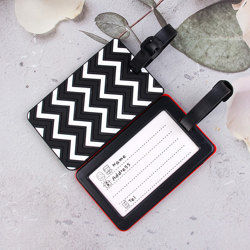 Stylische Chevron-Muster Gepäckanhänger Brehn