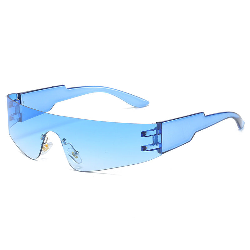 Oversized Schutzschild Sonnenbrille Brehn