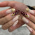 Dekorative Stiletto Press-On Nagelkunst Erweiterungen Brehn