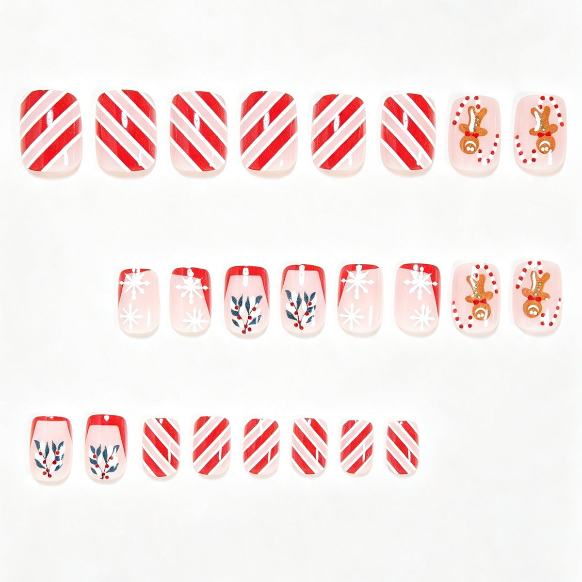 Festliches Holiday Nagelkunstset Brehn