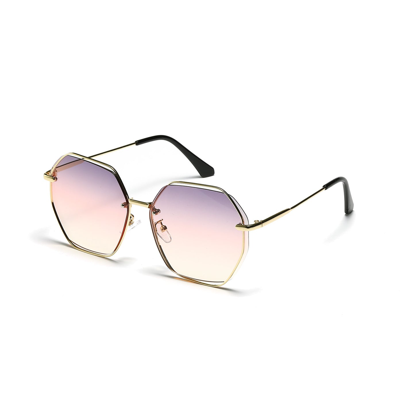 Damen modische achteckige Sonnenbrille mit elegantem Rahmen Brehn