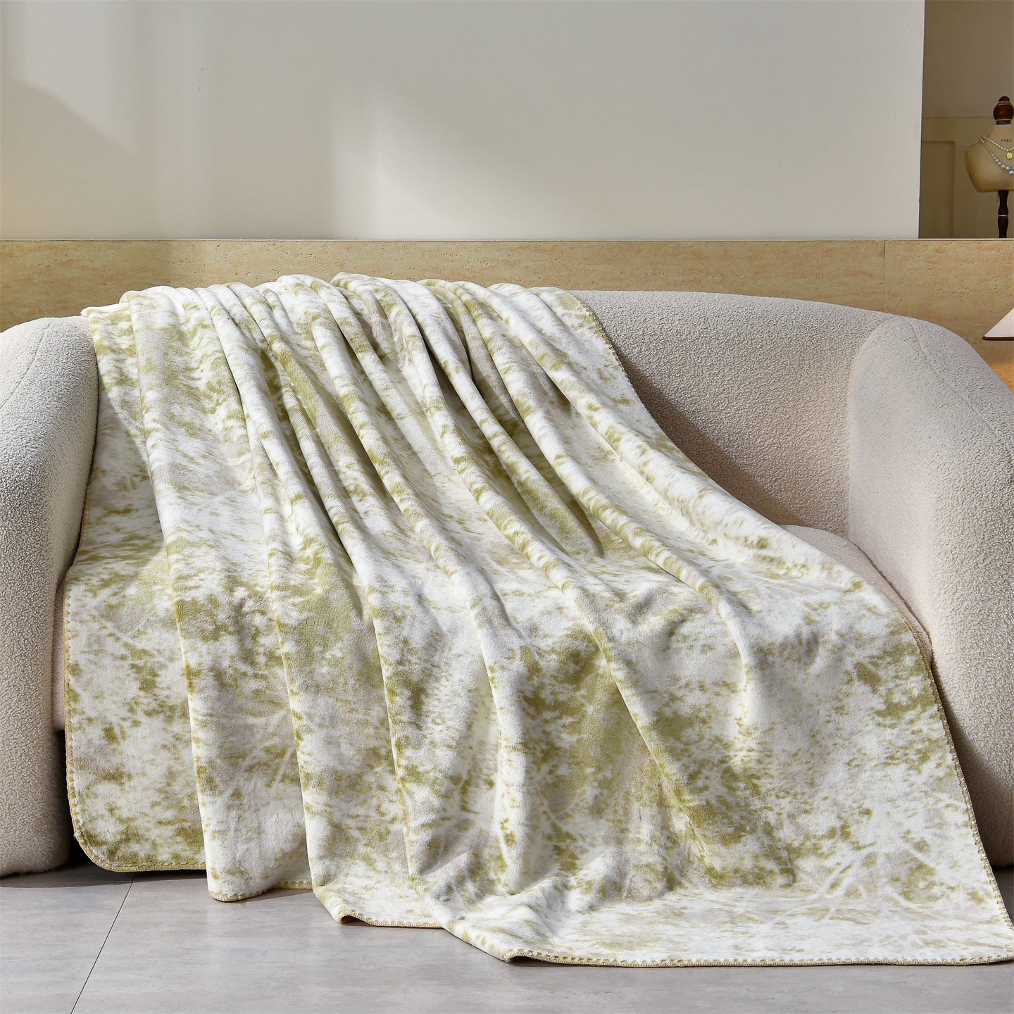 Luxus Leopardenmuster Fleece-Wurfdecke Brehn