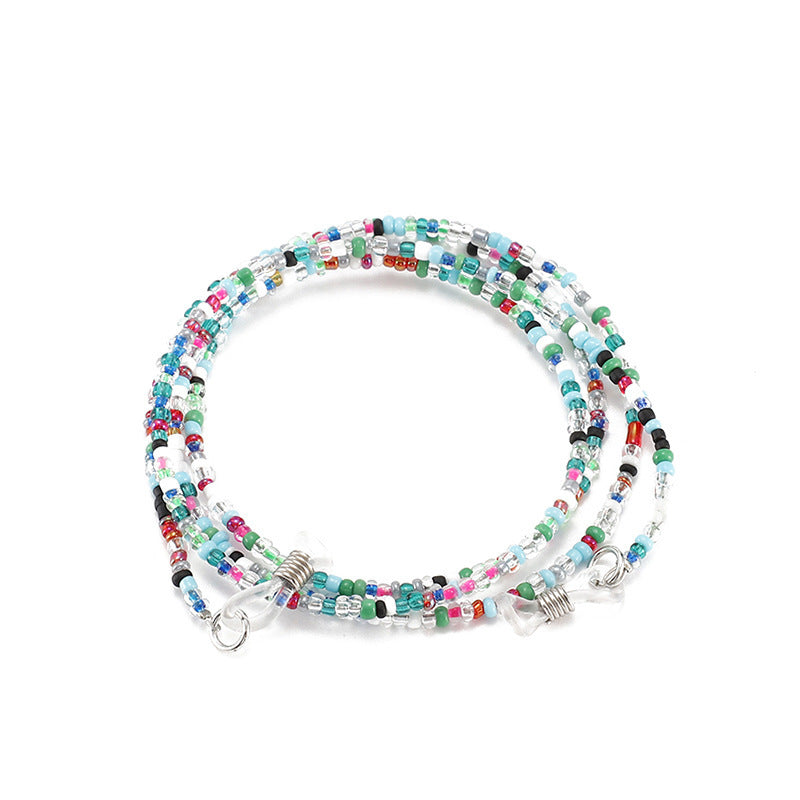 Bunte Perlen Brillen Kette Brehn