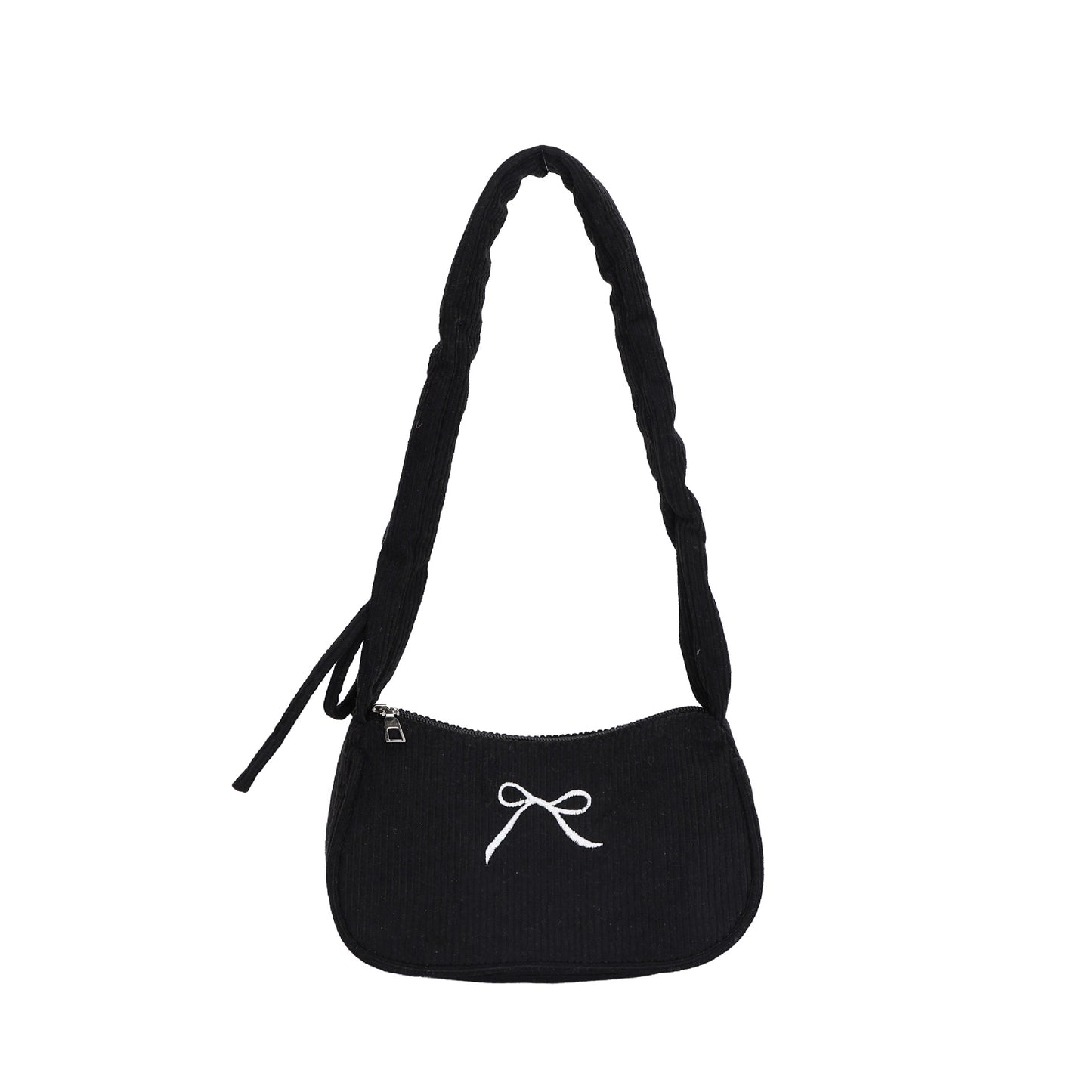 WoElegant Texturiertes Cordura Crossbody Bag Brehn