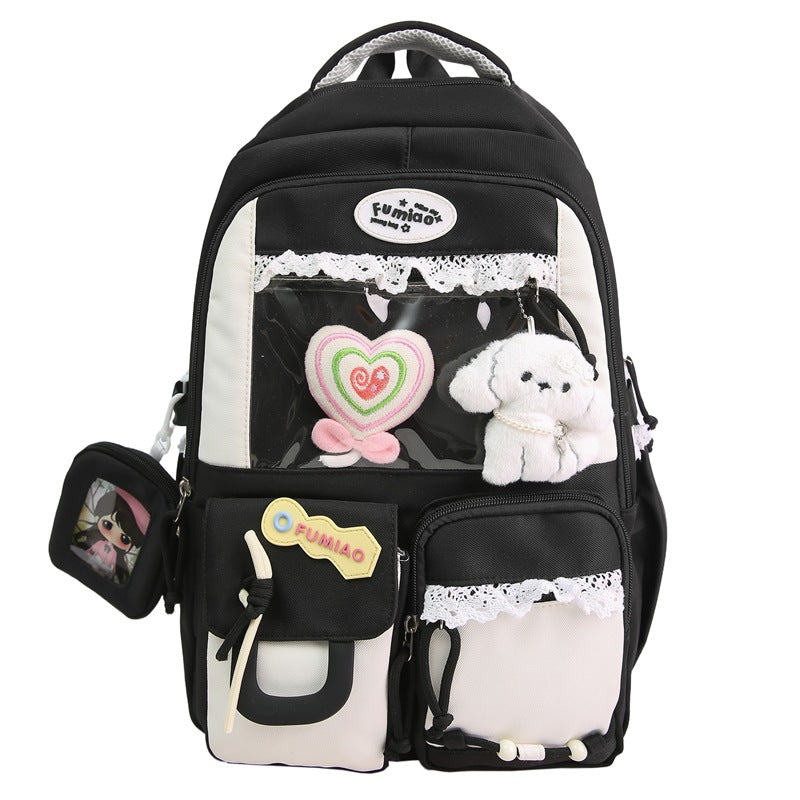 Verspielter Multi-Taschen Reise-Rucksack