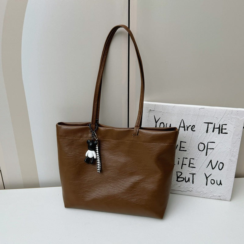 Chic Faux Leather Tote Bag Brehn