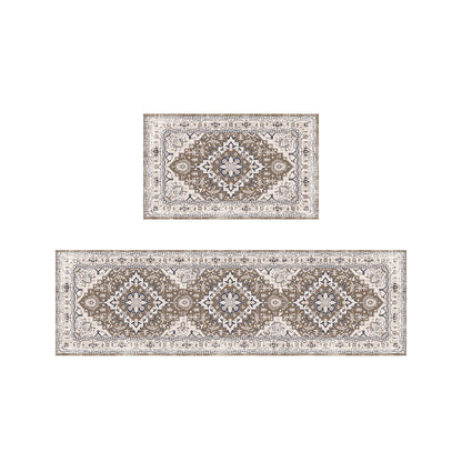 Vintage Floral Print Tischläufer Set Brehn