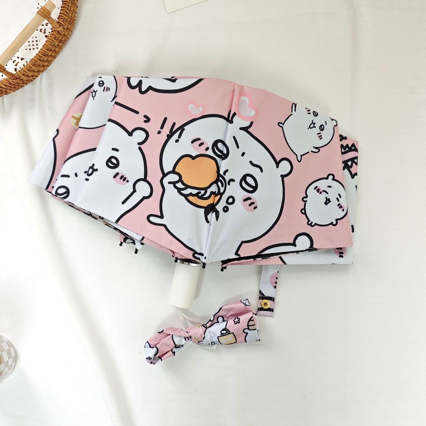 Damen Faltbarer Regenschirm mit humorvollem Tierdesign Brehn