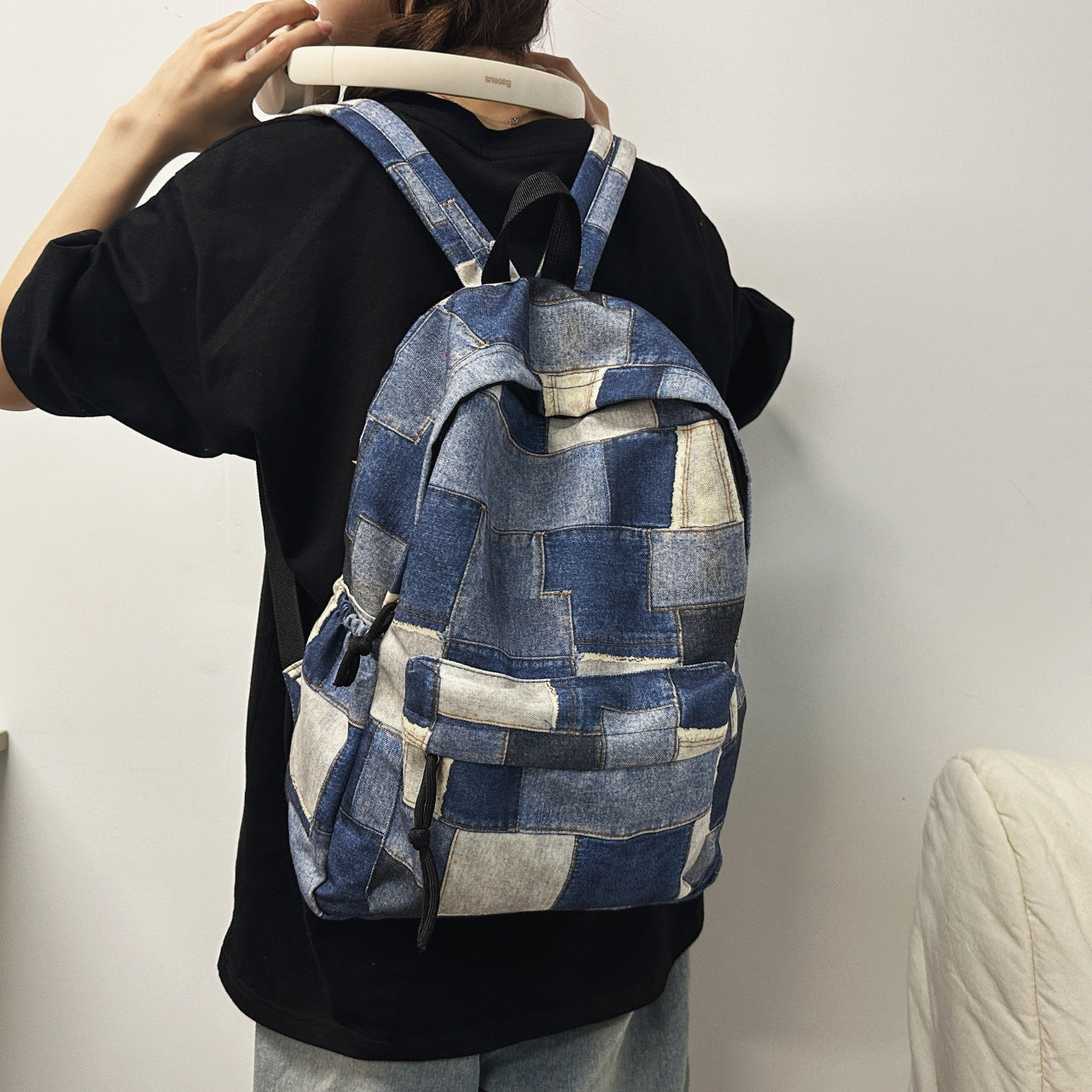 Rucksack Im Kreativen Patchwork-Design Brehn