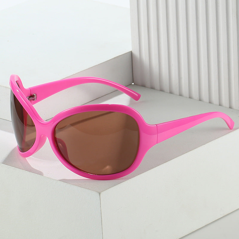 Stylische Übergroße Schild Sonnenbrille Brehn 1787812453