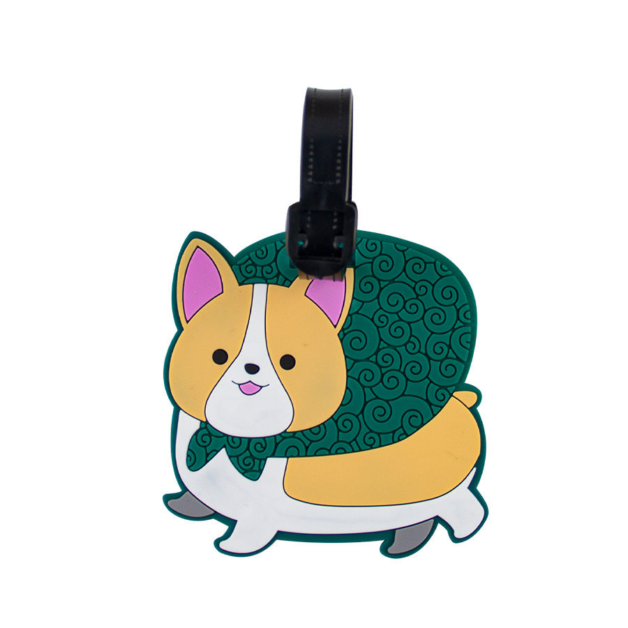 Verspielter Corgi Gepäckanhänger Brehn