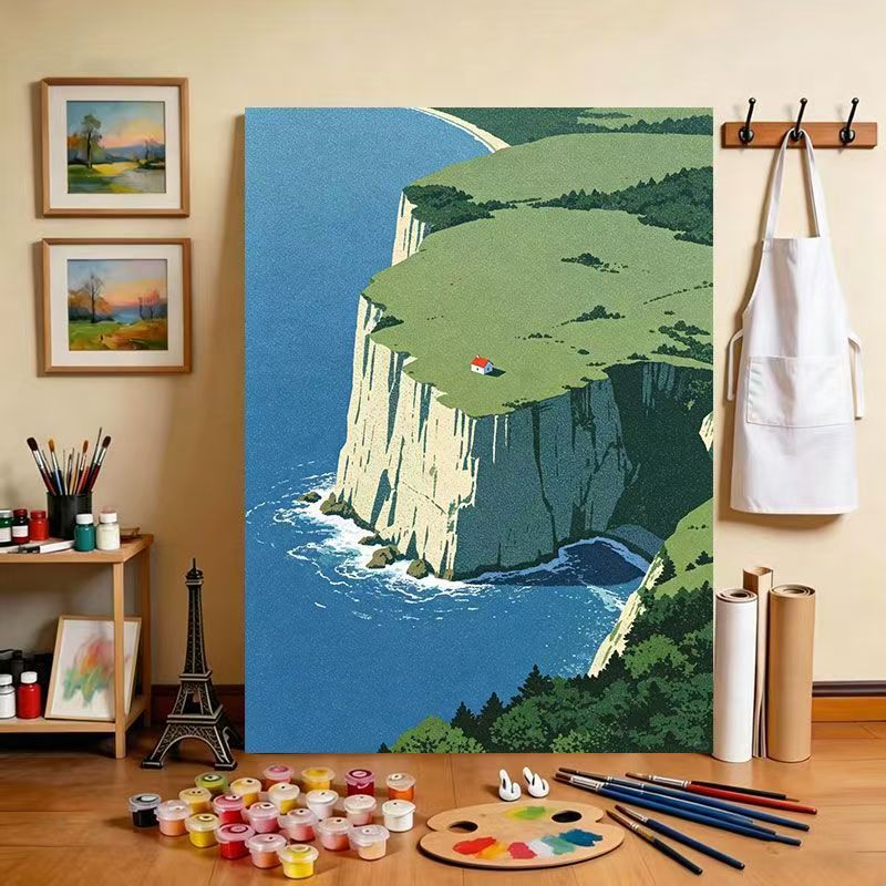 Tropische Insel Landschaft Leinwand Kunstdruck Brehn