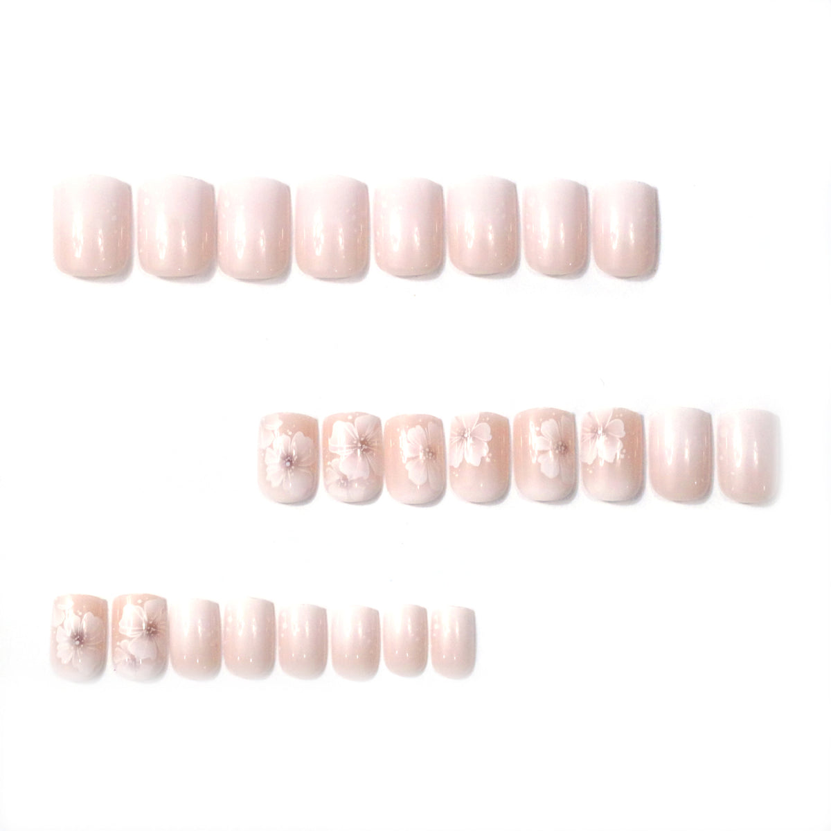 Elegantes Florales Nagelkunstset Brehn