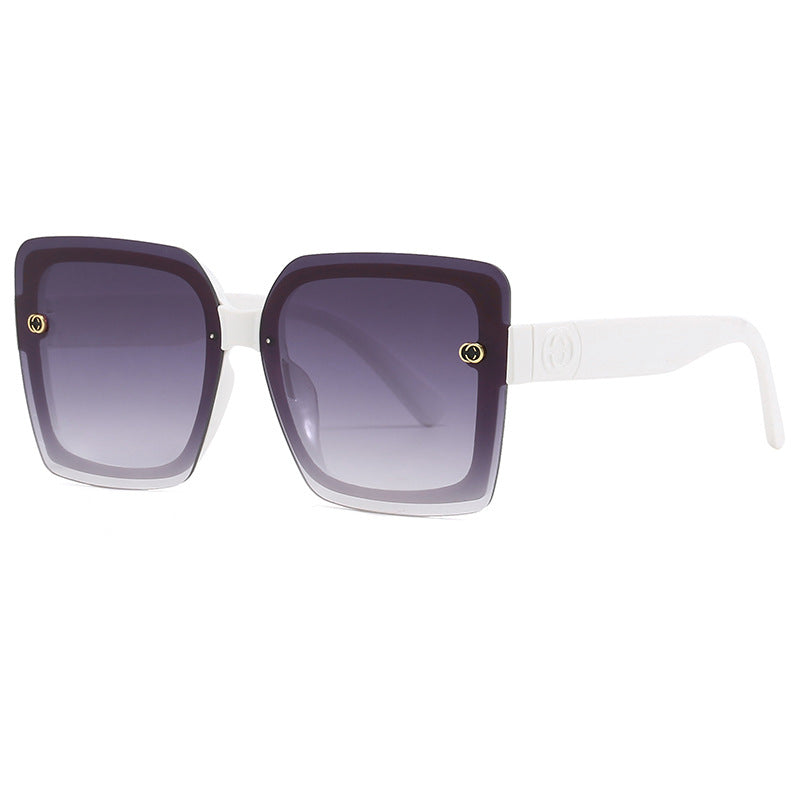 Damen oversized quadratische Sonnenbrille mit elegantem Rahmen Brehn