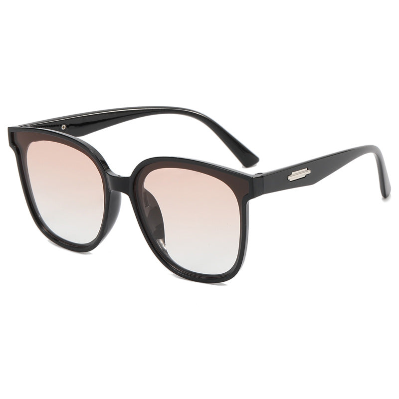 Damen modische oversized Sonnenbrille mit kombiniertem Rahmen Brehn