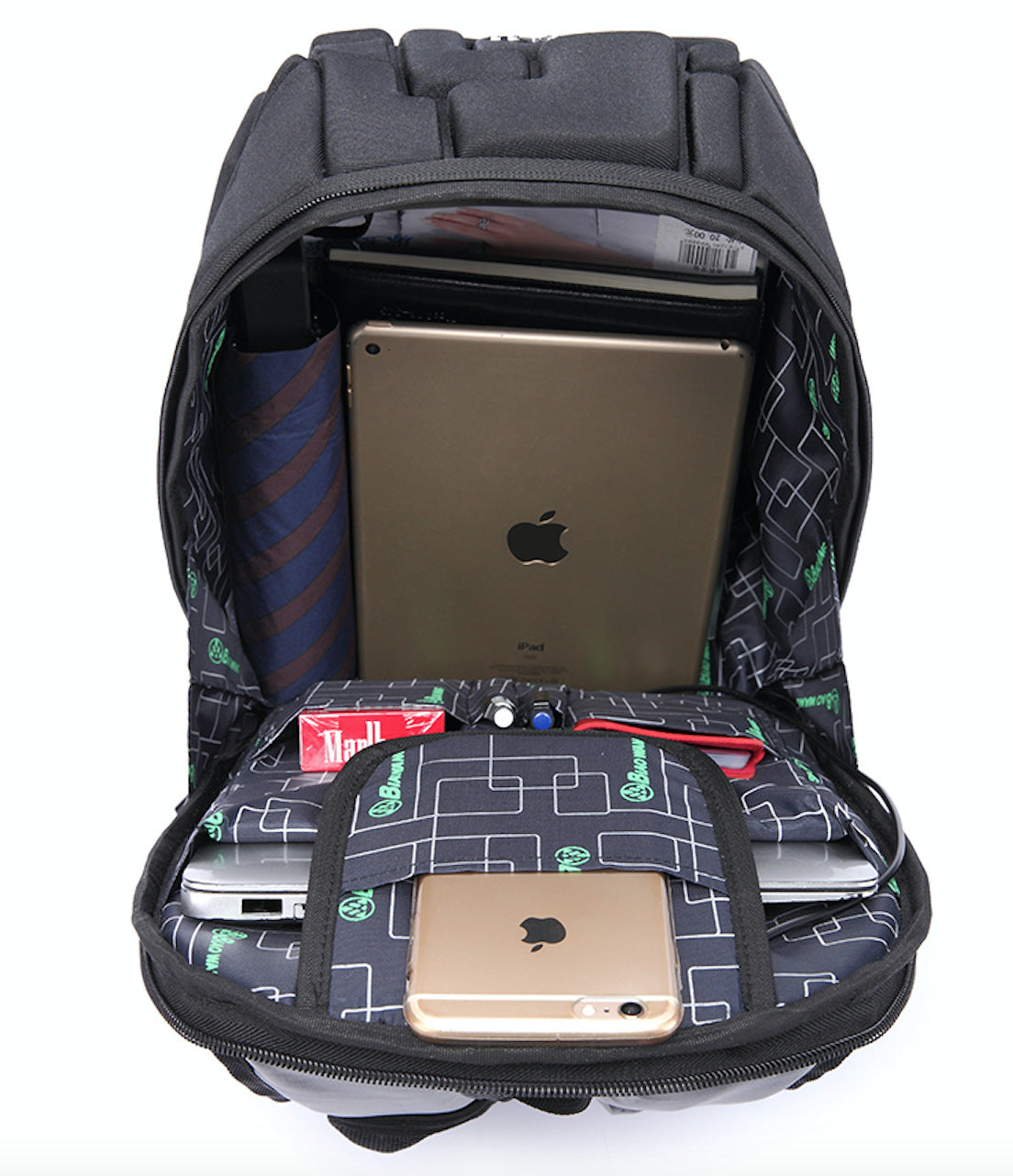 Stylische Texturierte Rucksack Brehn