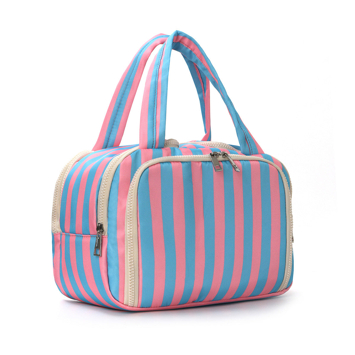 Kosmetiktasche mit Stilvollem Streifenmuster Brehn