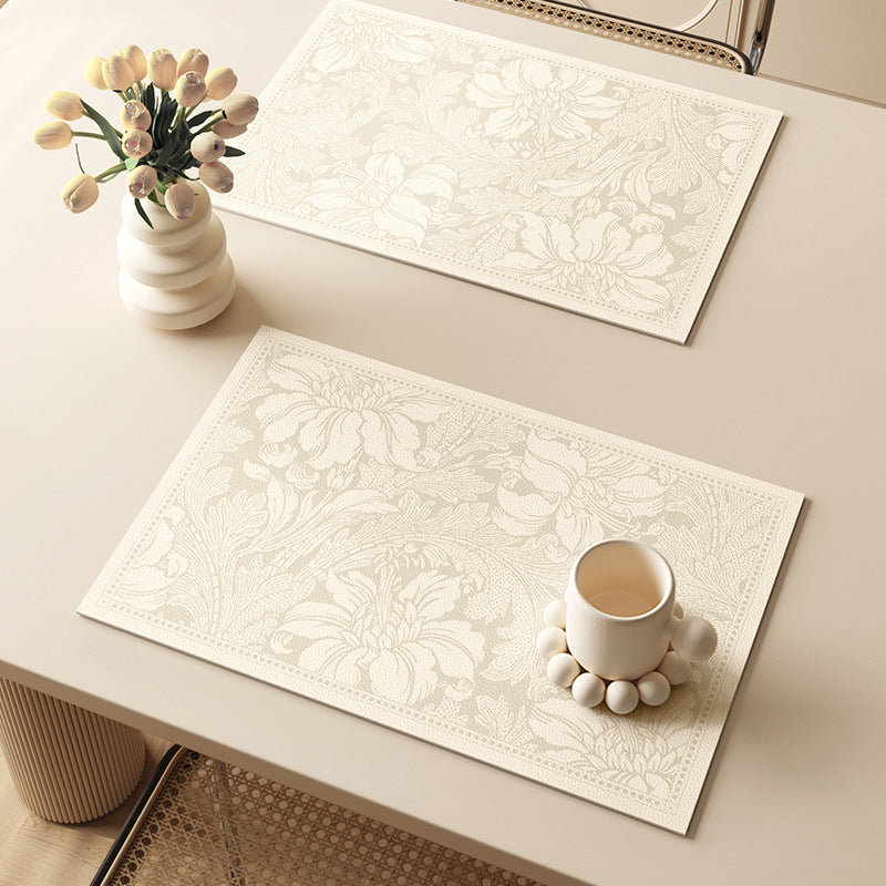Elegante Blumenmuster Tischsets Brehn