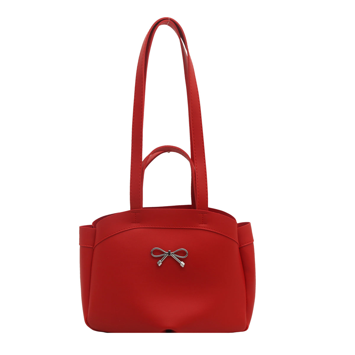 Elegante Bogen-Akzent Handheld Tote Bag Brehn