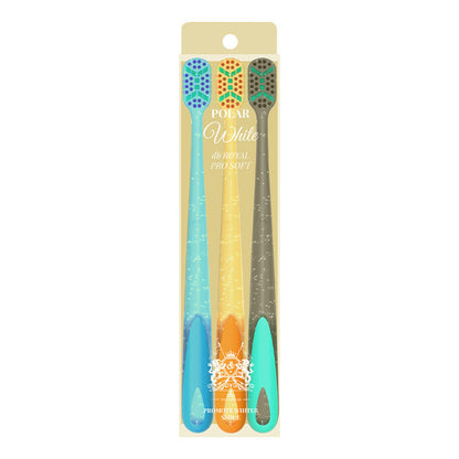 Tri-Head Oral Hygiene Zahnbürsten-Set Brehn