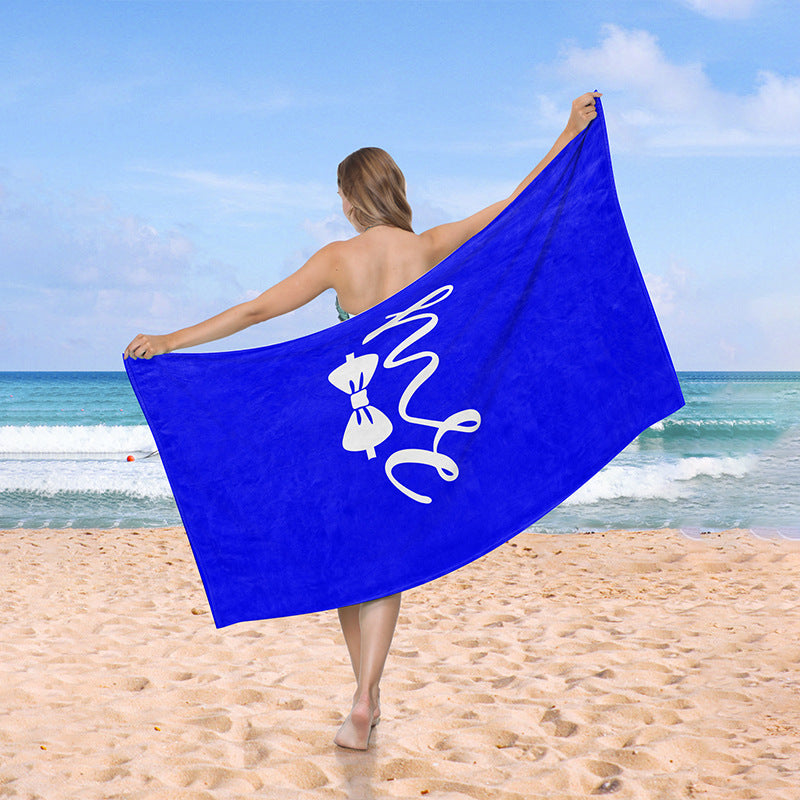 Strandtuch mit kreativem Herzdesign Brehn