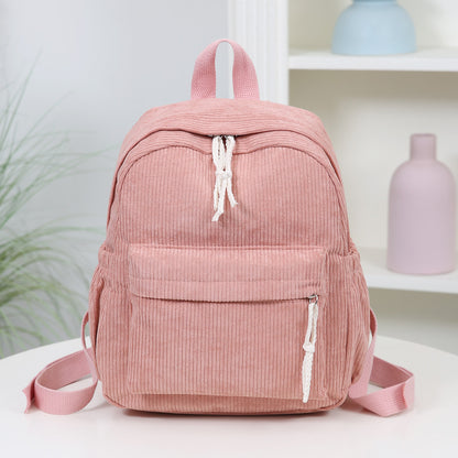 Cord-Rucksack mit Praktischem Frontfach Brehn