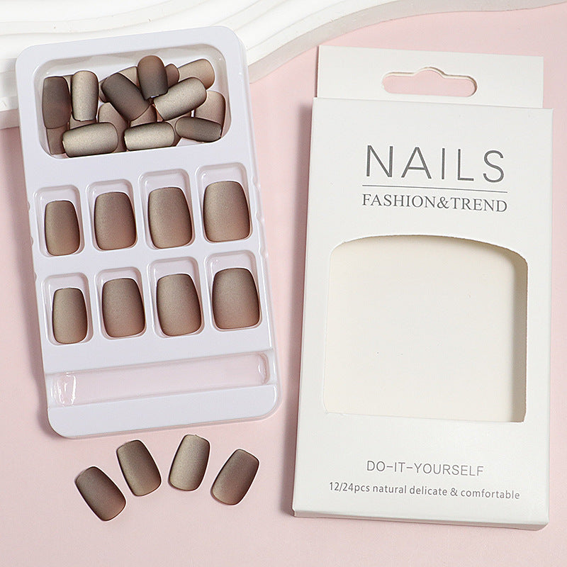DIY natürliche Finish Press-On Nagelspitzen Brehn