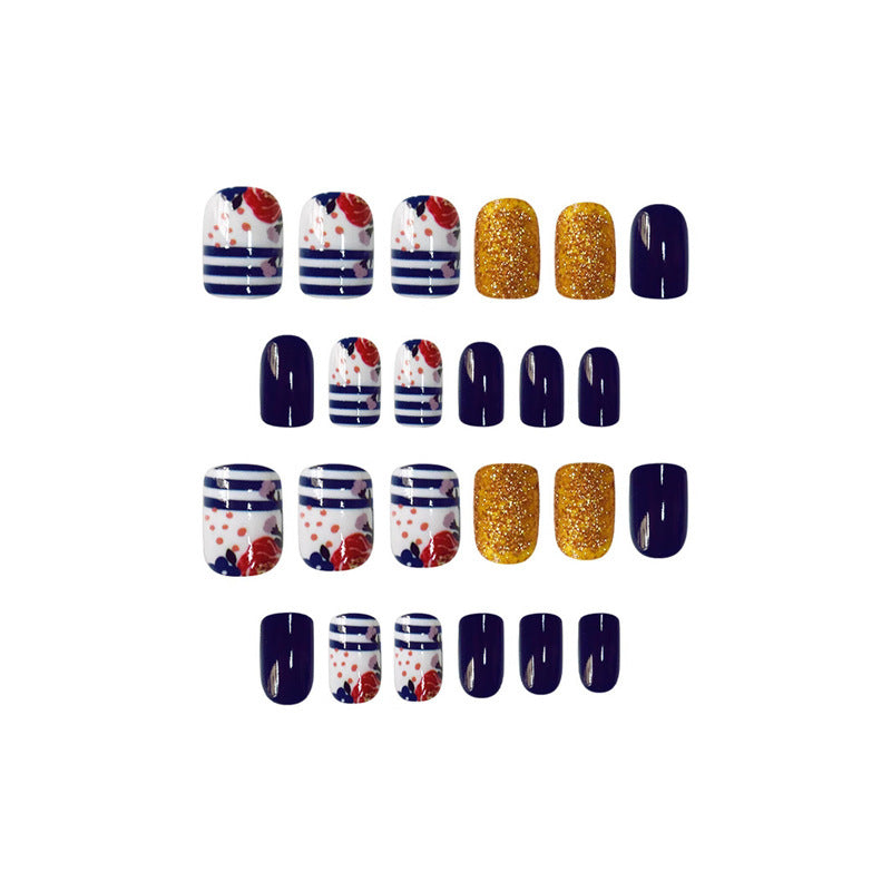 Dekoratives Floral Press-On Nagelset Brehn 1787913909