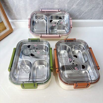 Spaßförmige Mehrbereich-Edelstahl-Lunchbox