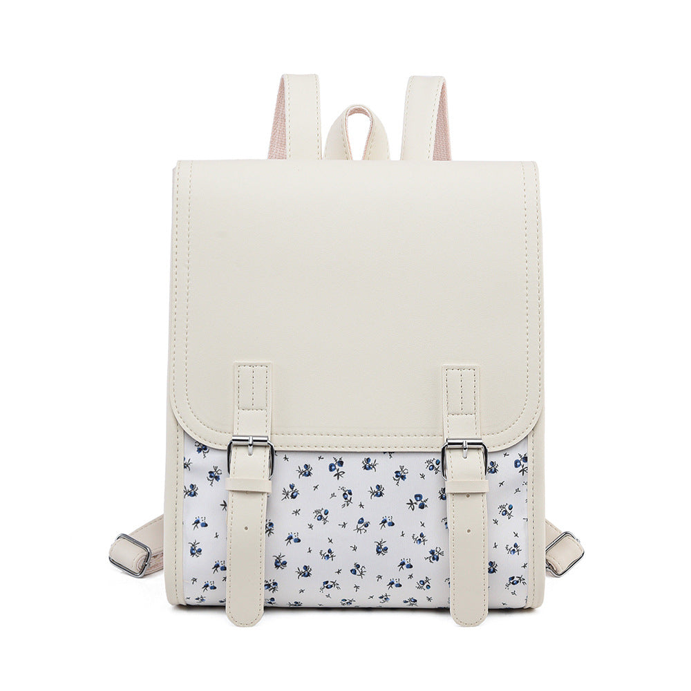 Blumenmuster Strukturierter Rucksack Brehn