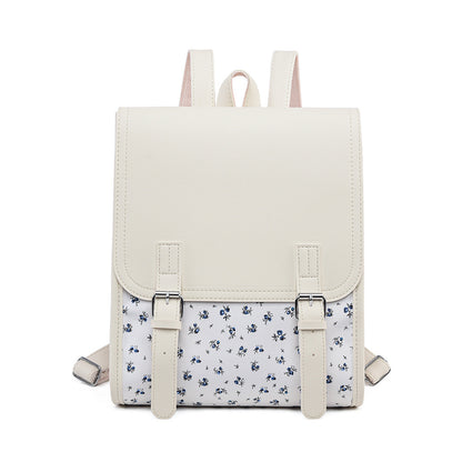 Blumenmuster Strukturierter Rucksack Brehn