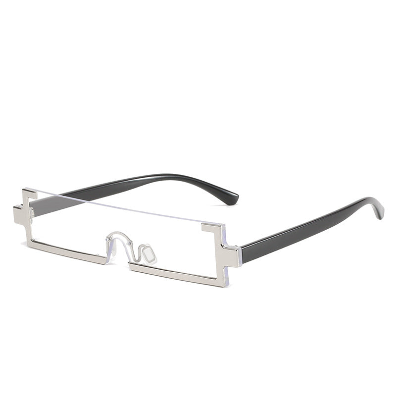 Damen futuristische Sonnenbrille mit einzigartigem geometrischem Design Brehn
