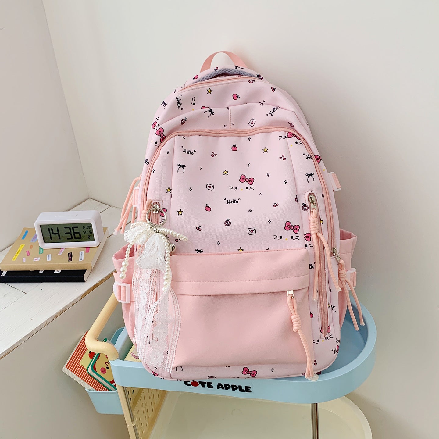 Freizeitrucksack mit Charmantem Design und Praktischen Fächern Brehn