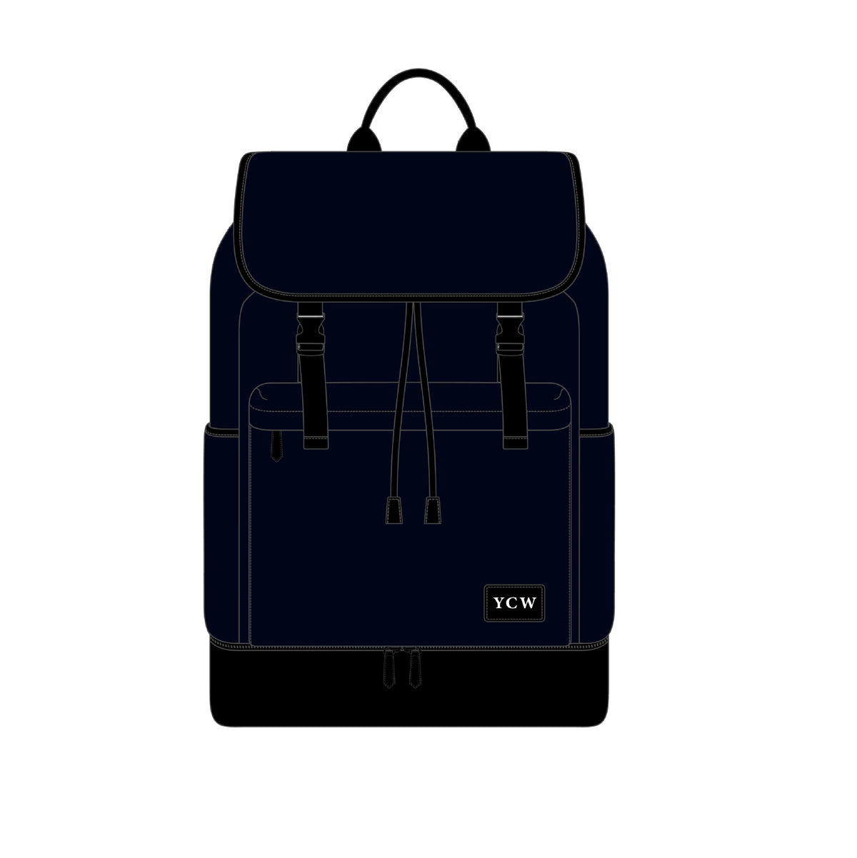 Leichter Mehrfachfächer-Rucksack Brehn