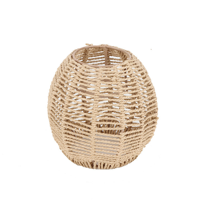 Kunstvoller Rattan Tischlampenschirm Brehn
