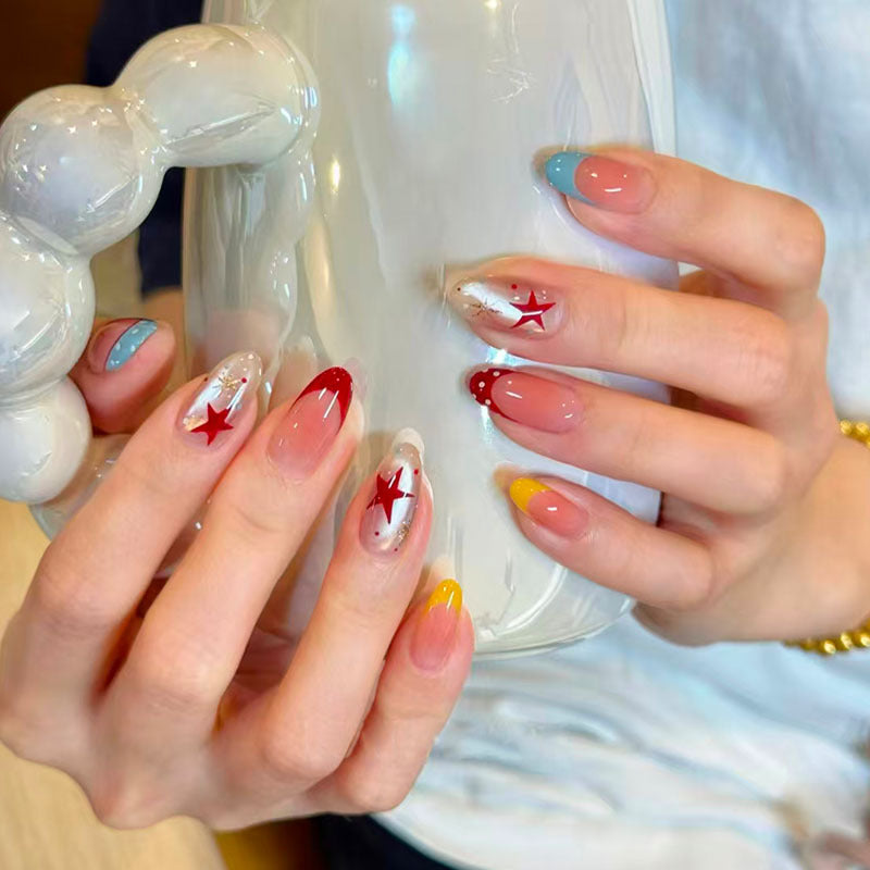 Künstlerisches Ombre Glitter Nagelkunst Set Brehn