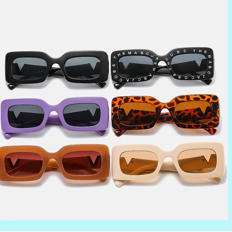 Damen Stylische oversized Sonnenbrille mit einzigartigem Rahmen Brehn