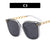 Damen Luxus Sonnenbrille mit modischem Kettenrahmen Brehn