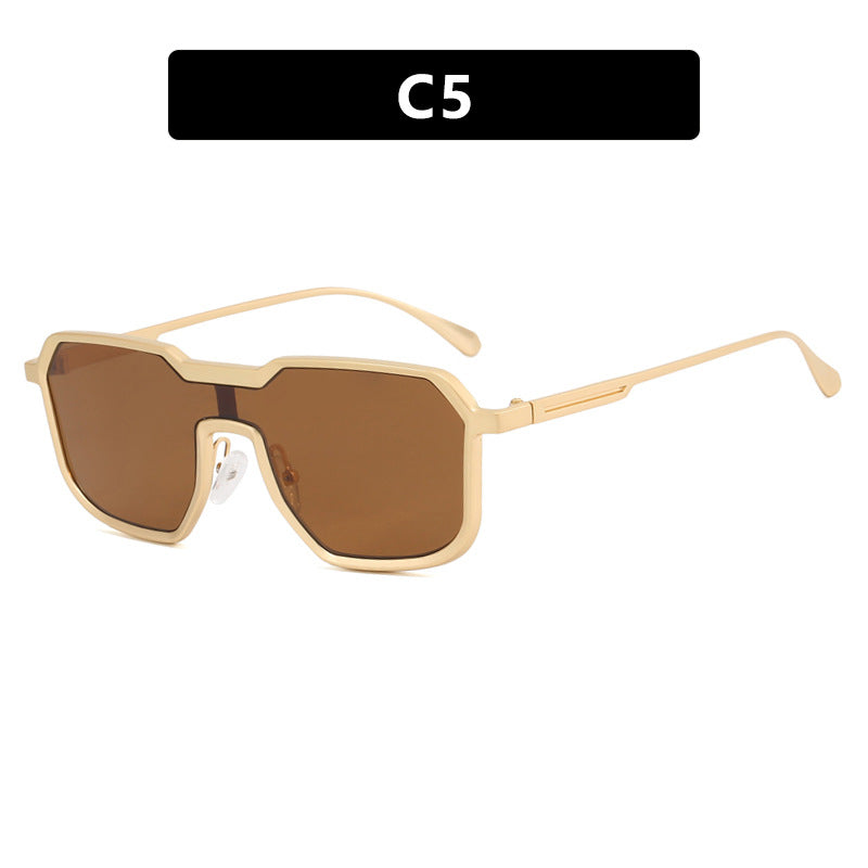 Damen extravagante geometrische Sonnenbrille mit schützendem UV-Filter Brehn