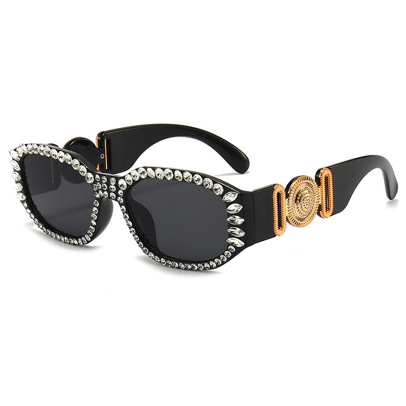 Vintage-inspirierte dekorative Katzenaugen-Sonnenbrille