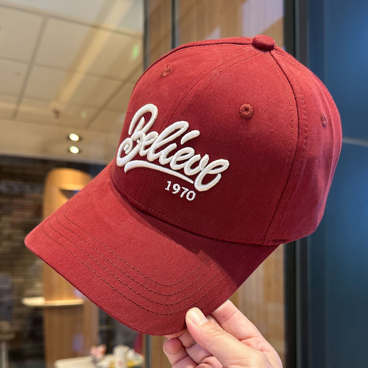 Damen stilvolle bestickte verstellbare Cap Brehn 1784188220