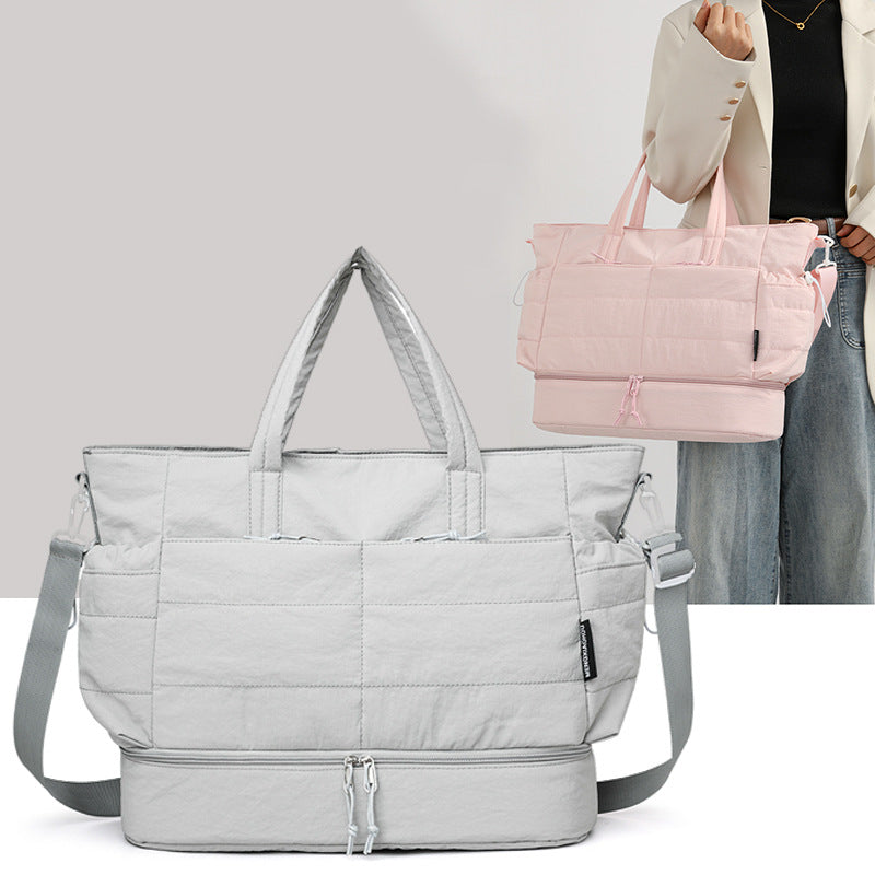 Multi-Taschen gesteppte Laptop-Tasche