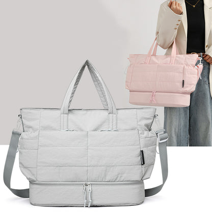 Multi-Taschen gesteppte Laptop-Tasche