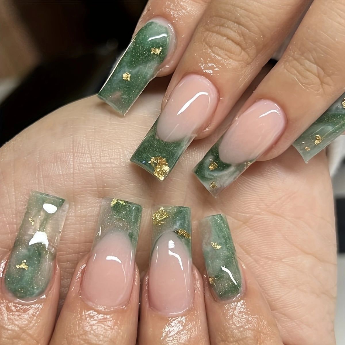 Elegantes Press-On Nagelset Brehn