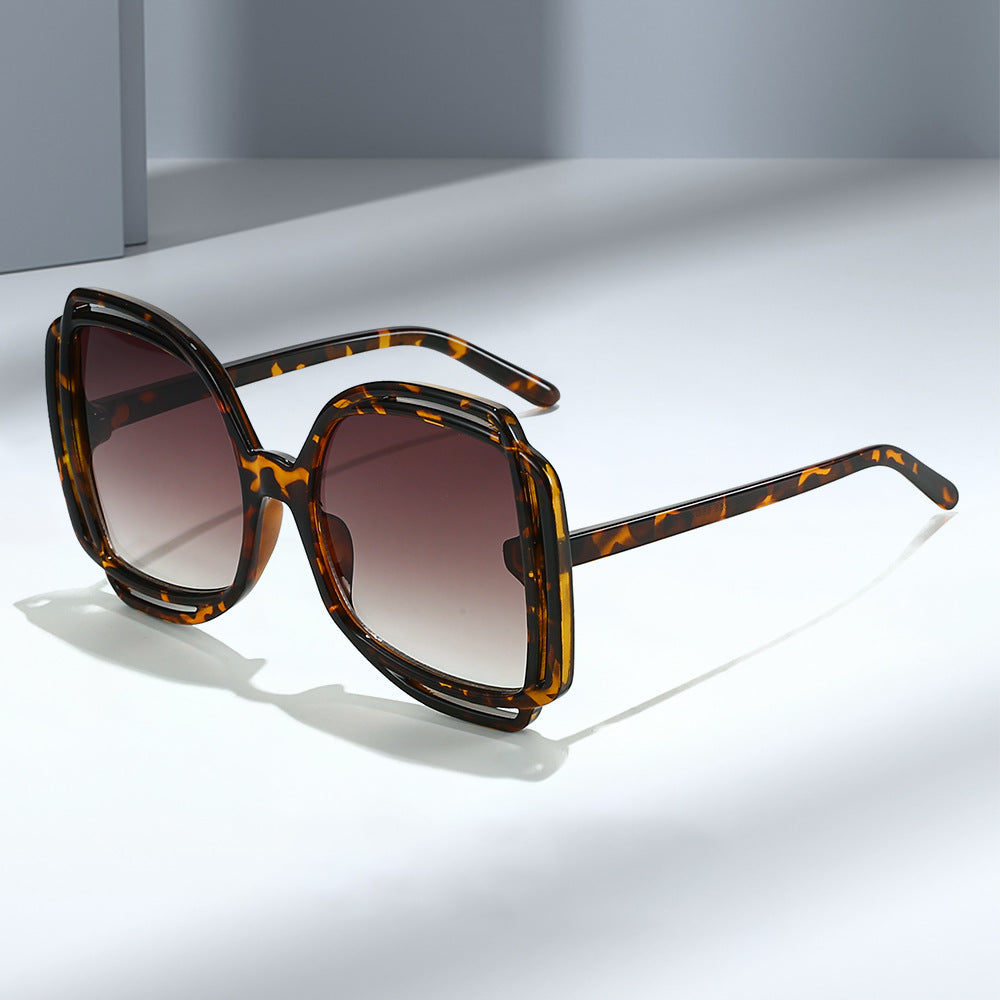 Damen Fashion Sonnenbrille mit modernem Rahmen Brehn